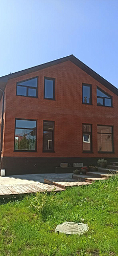 Установка печи-камина Hors-13  и монтаж дымохода Теплов и Сухов