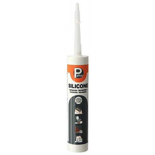Силикон санитарный Pplus Silicone, белый, 280 мл